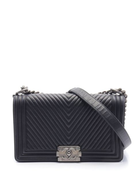 Affordable HOT SALE CHANEL 2014 medium Boy Chanel shoulder bag Women