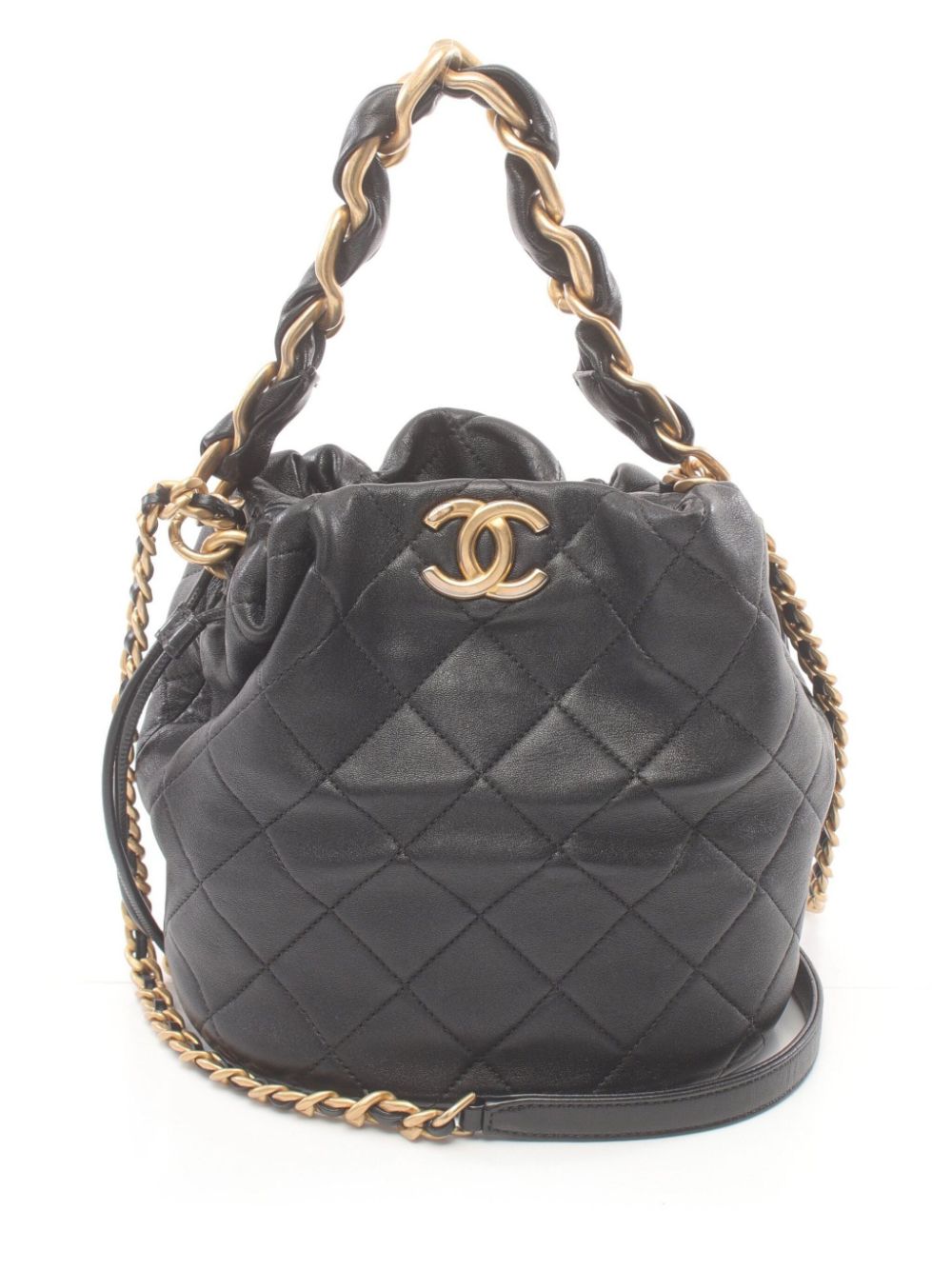 Affordable HOT SALE CHANEL 2021-2022 Chain Is More two-way bucket bag Women