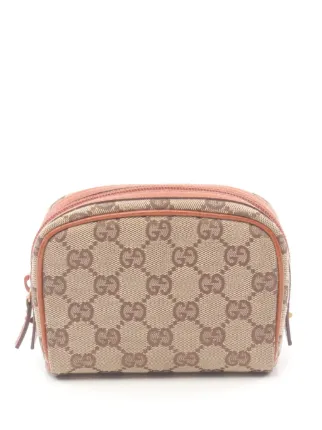Gucci canvas pouch deals