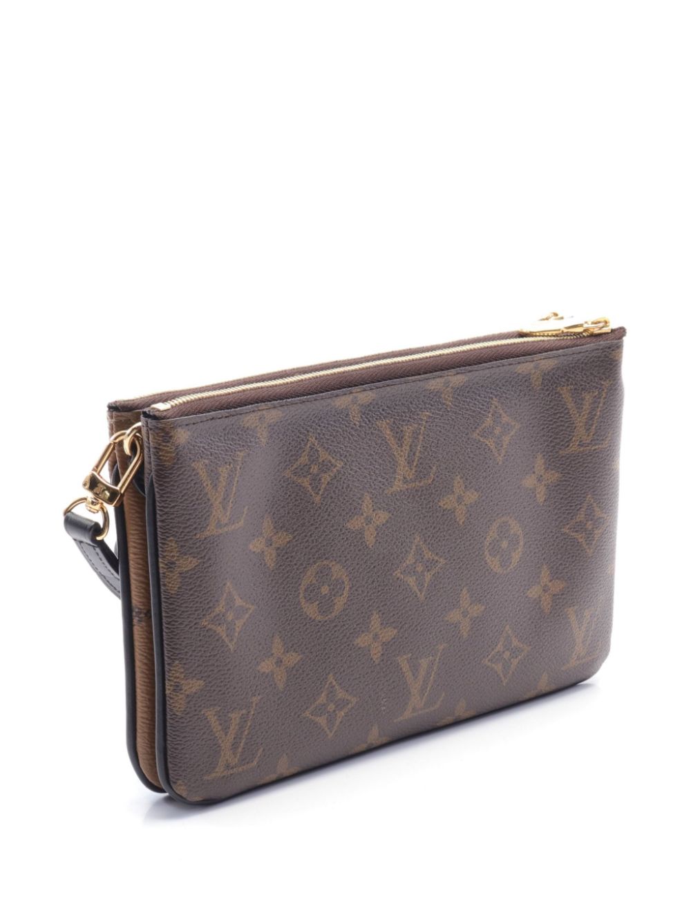 Louis Vuitton Pre-Owned 2020 Pochette Double Zip clutch bag - Bruin