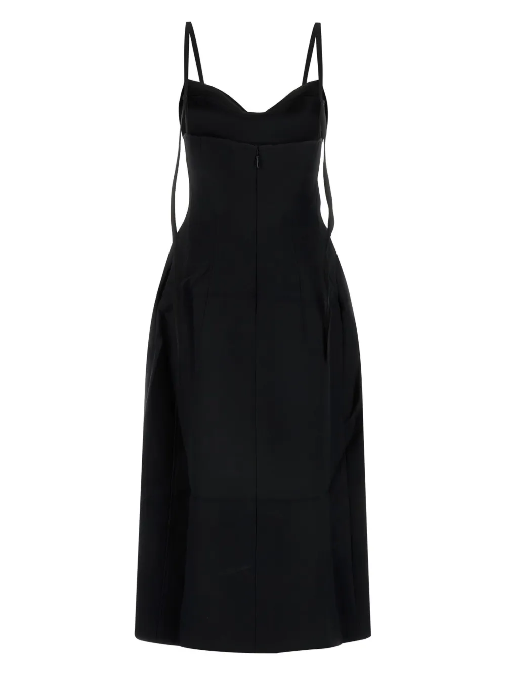 Co bustier midi dress - Zwart