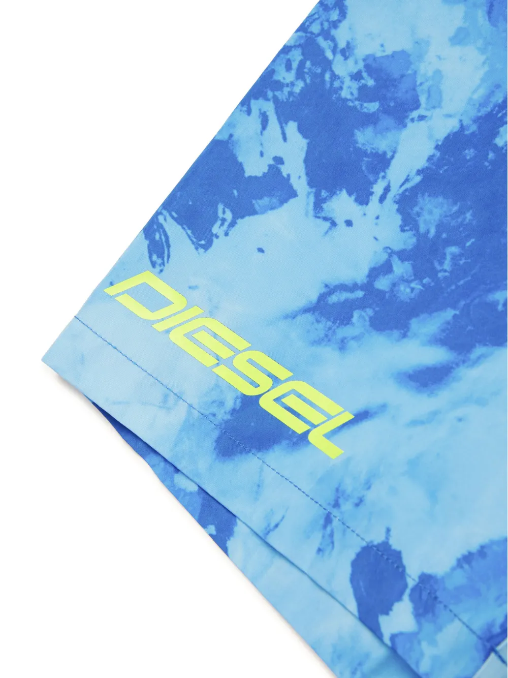 Diesel Kids Zwembroek met logoprint Blauw