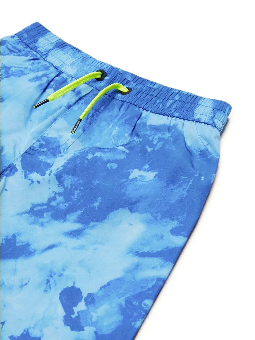 Diesel Kids Zwembroek met logoprint Blauw