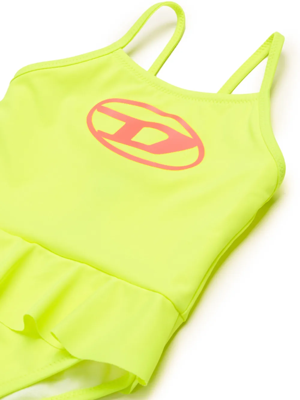 Diesel Kids Badpak met logoprint Groen