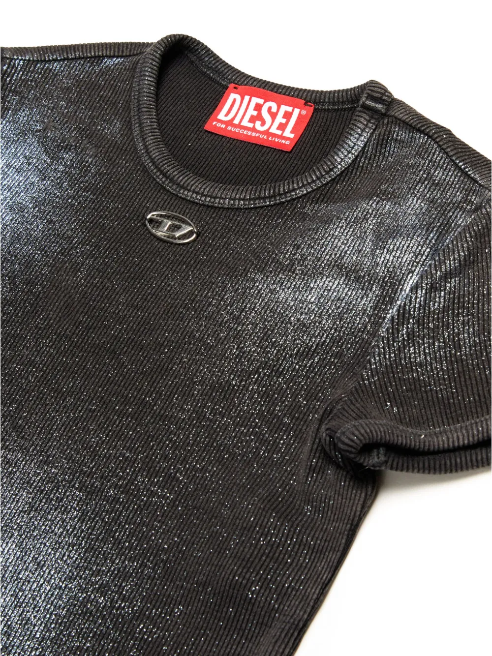 Diesel Kids Telen1 T-shirt Zwart