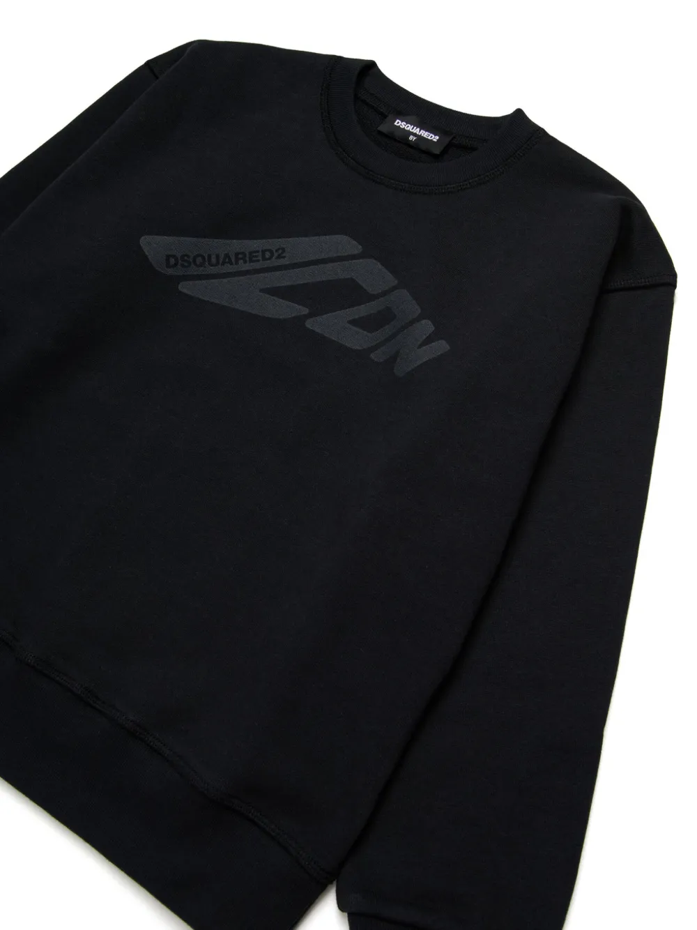 DSQUARED2 KIDS Sweater met logoprint Zwart