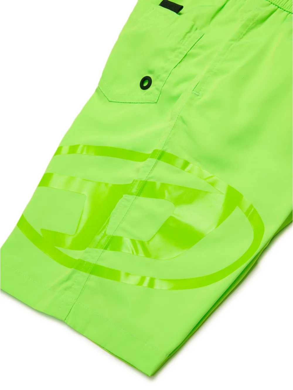 Diesel Kids Zwembroek met logoprint Groen