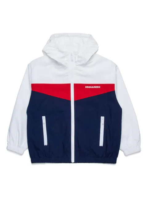 DSQUARED2 KIDS colour-block bomber jacket
