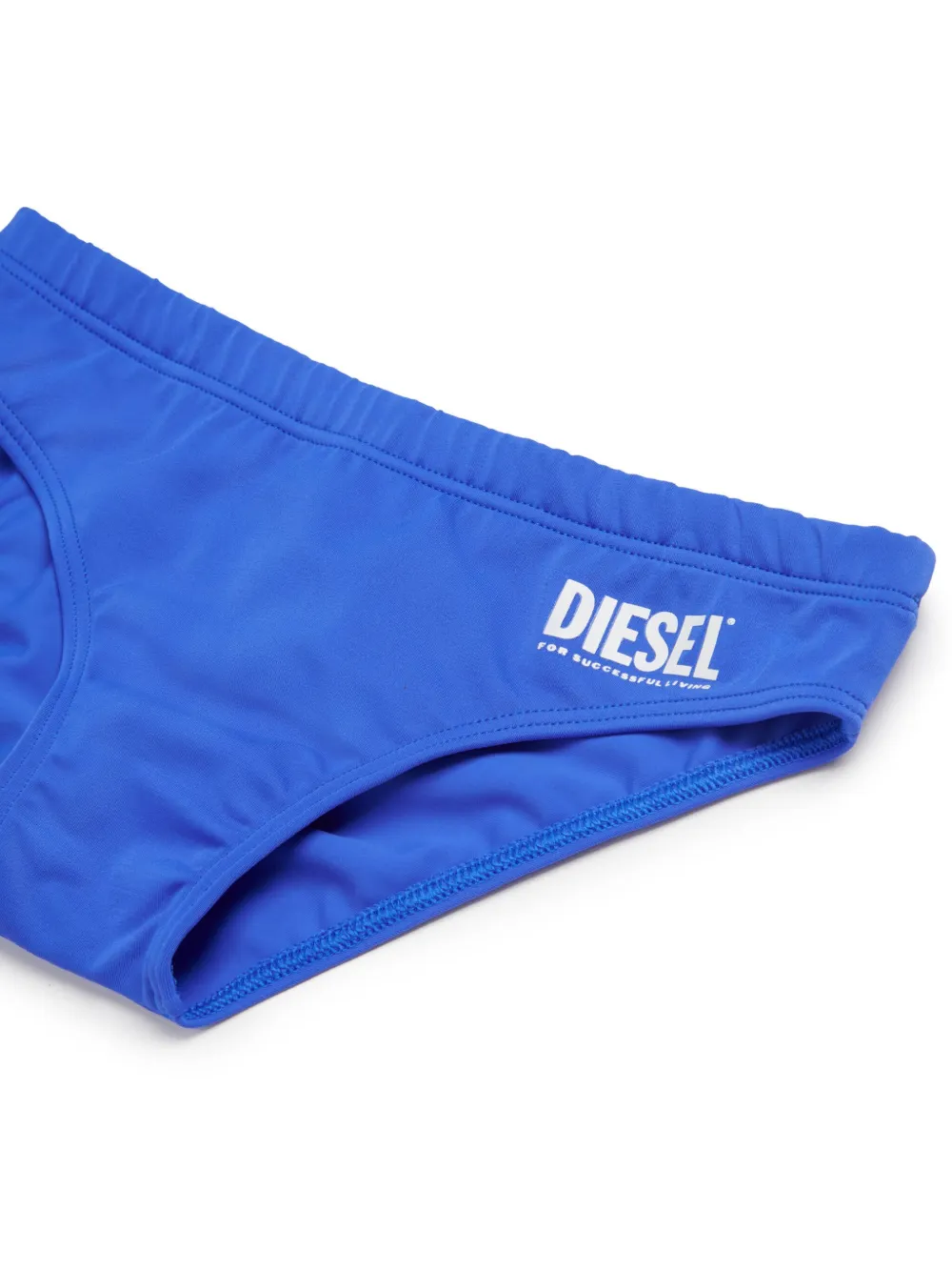 Diesel Kids Zwembroek met logoprint Blauw