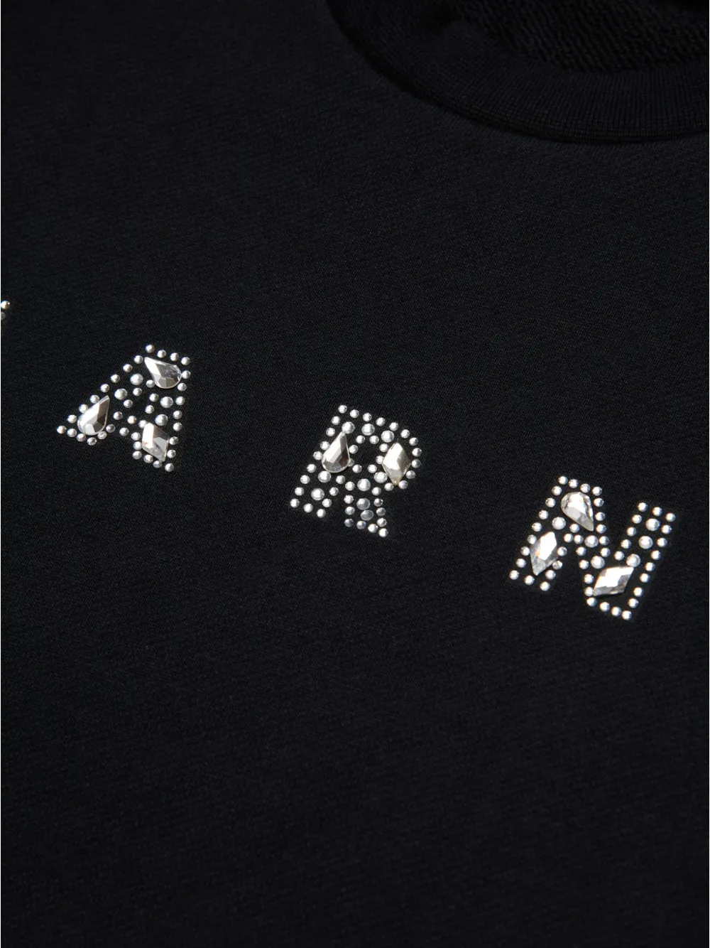 Marni Kids Flared T-shirtjurk Zwart