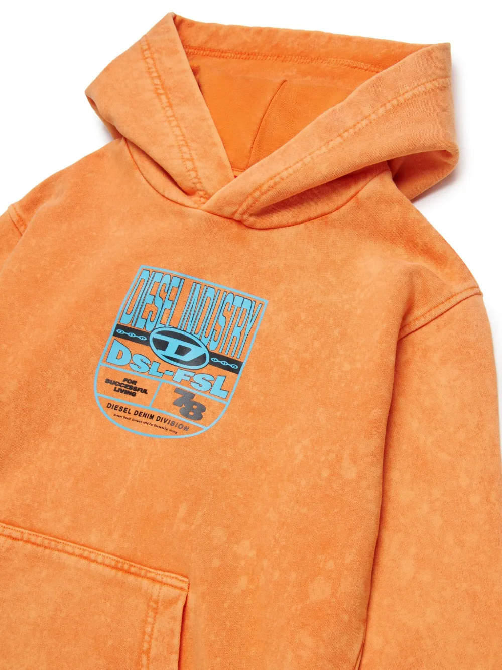 Diesel Kids Spridhood Over hoodie Oranje