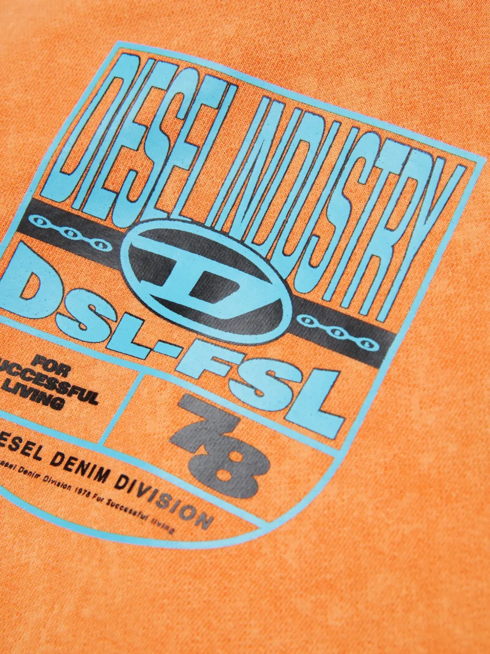 Diesel Kids Spridhood Over hoodie Oranje