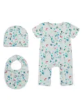 Marni Kids sky-print baby set - White