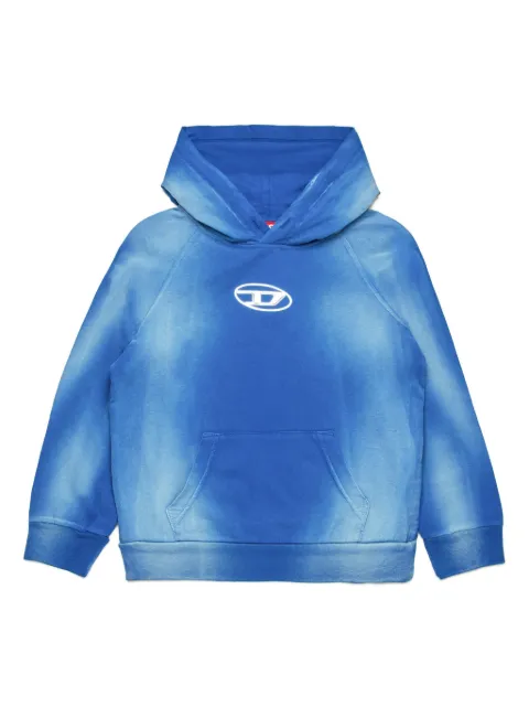 Diesel Kids logo patch hoodie
