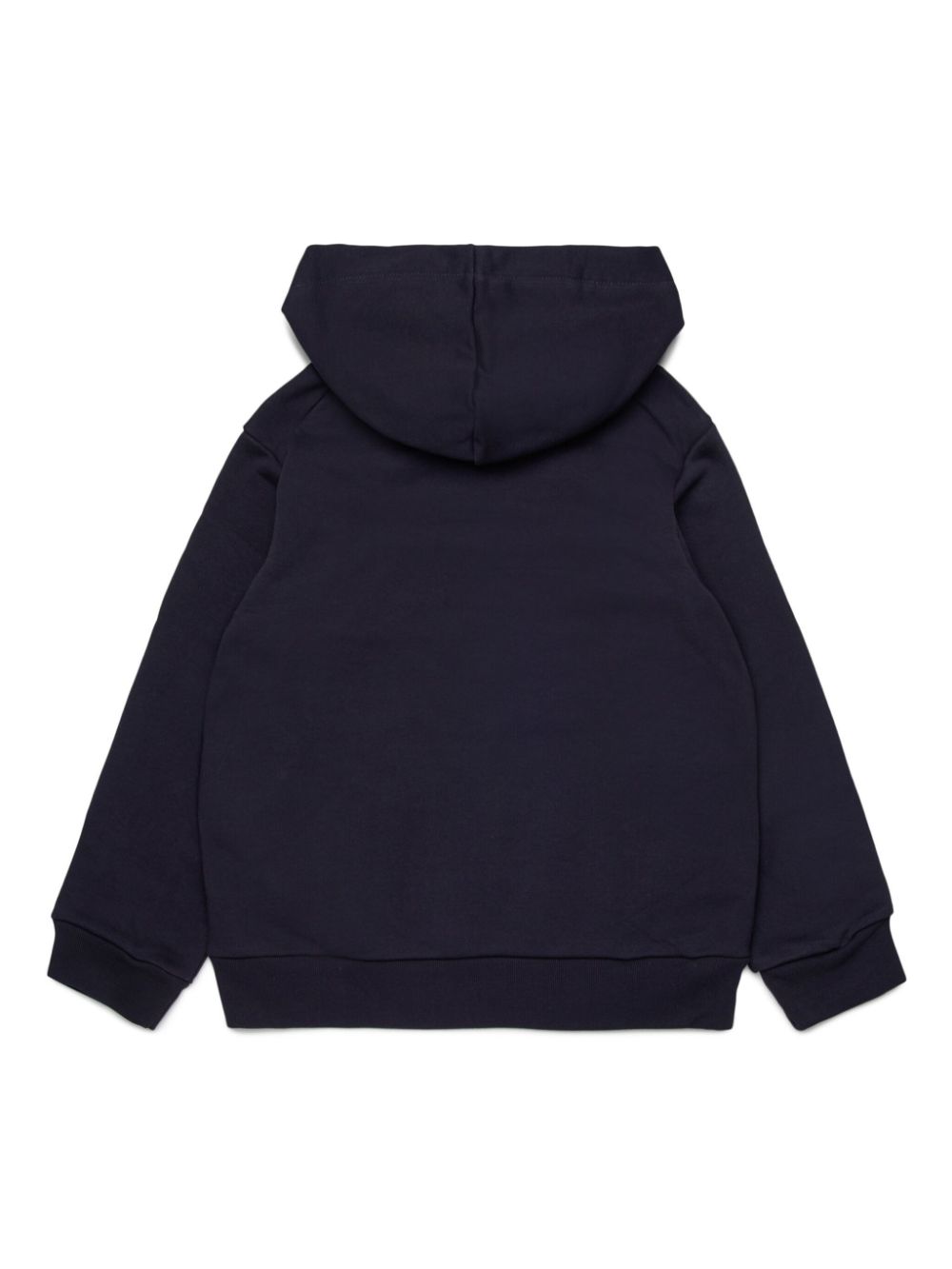 Marni Kids logo-print hoodie - Blauw