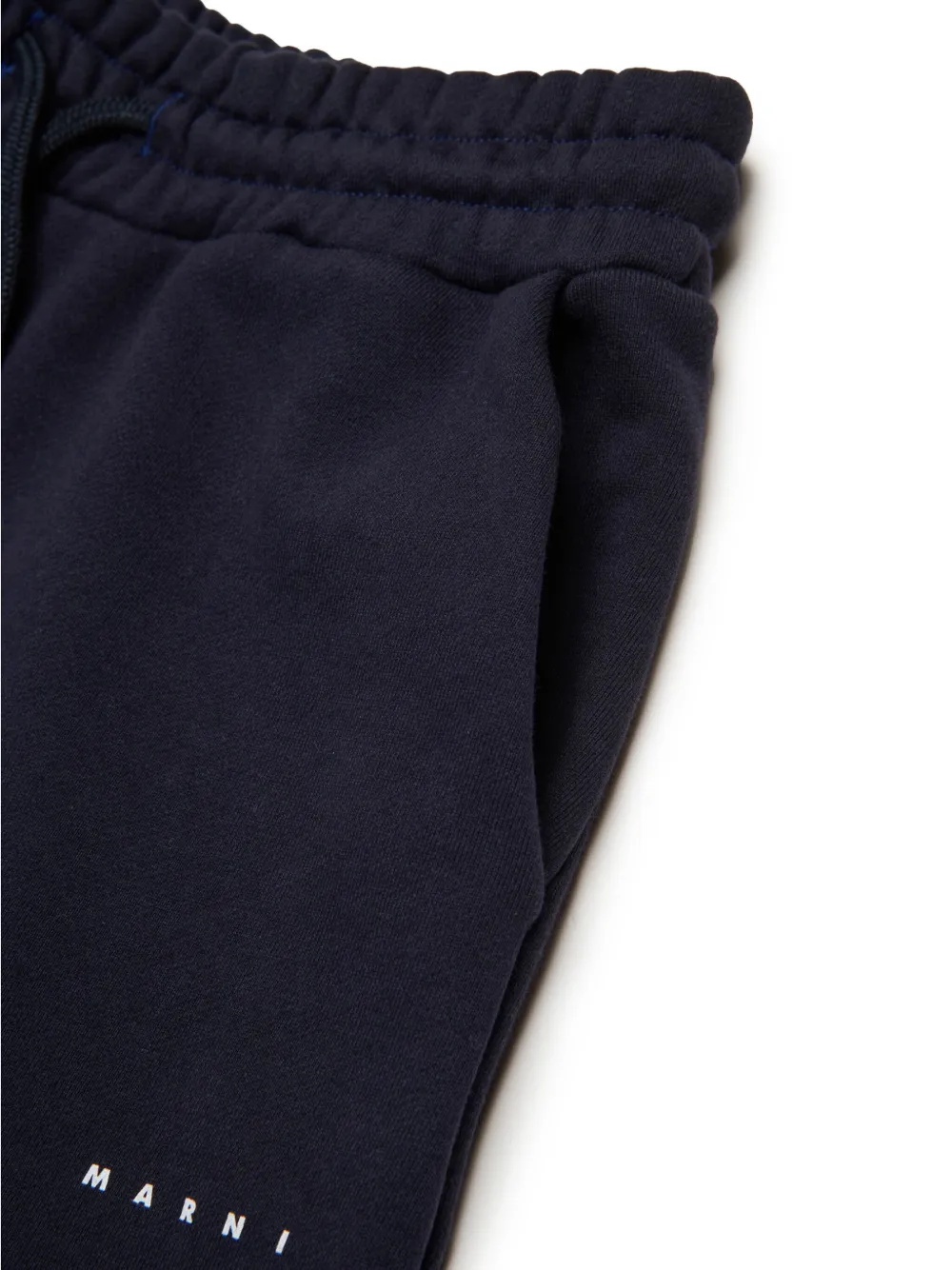 Marni Kids Trainingsbroek met logoprint Blauw