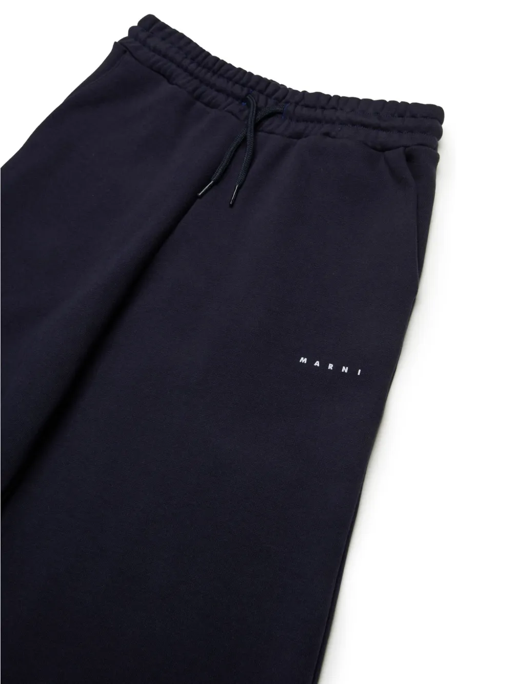 Marni Kids Trainingsbroek met logoprint Blauw