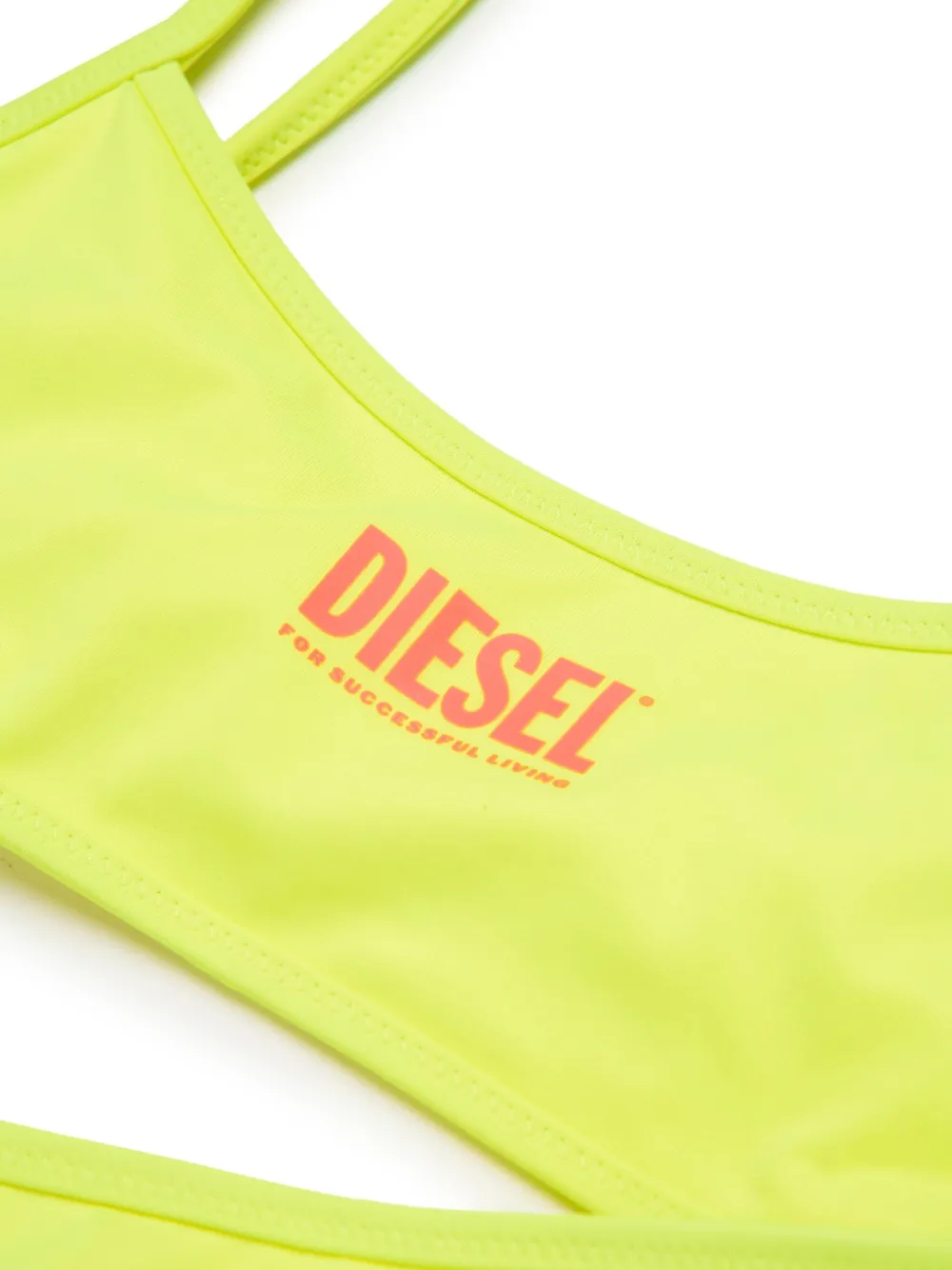 Diesel Kids Bikini met logoprint Geel