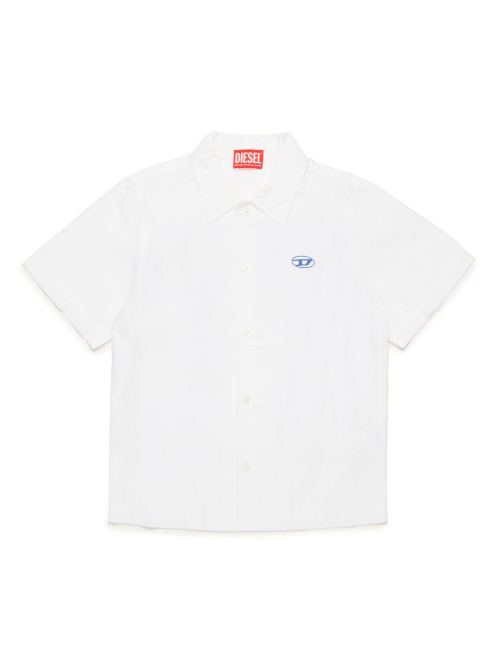 Diesel Kids logo-print polo shirt - White