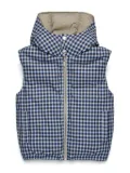 DSQUARED2 KIDS gingham-check gilet - Blue