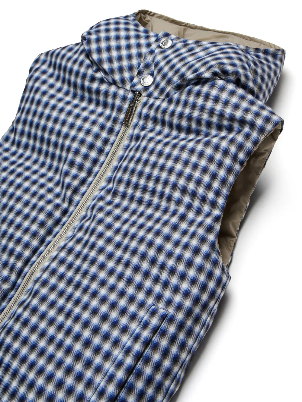 DSQUARED2 KIDS Gilet met gingham ruit Blauw