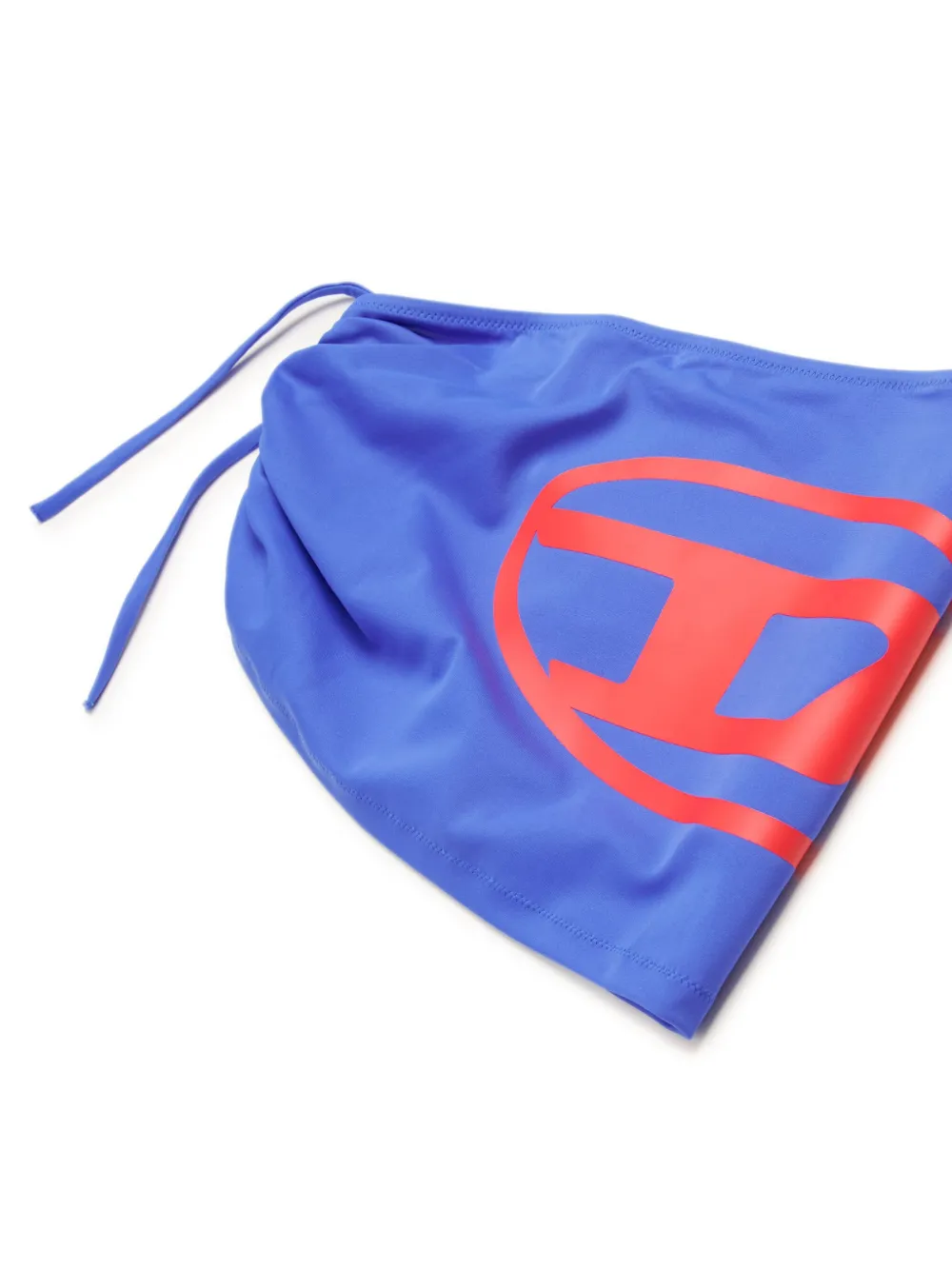 Diesel Kids Bikinitop met logoprint Blauw