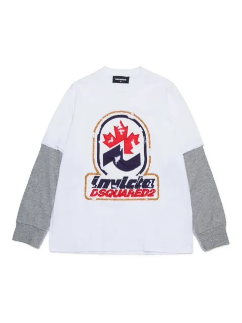 DSQUARED2 KIDS camisa con dobles mangas