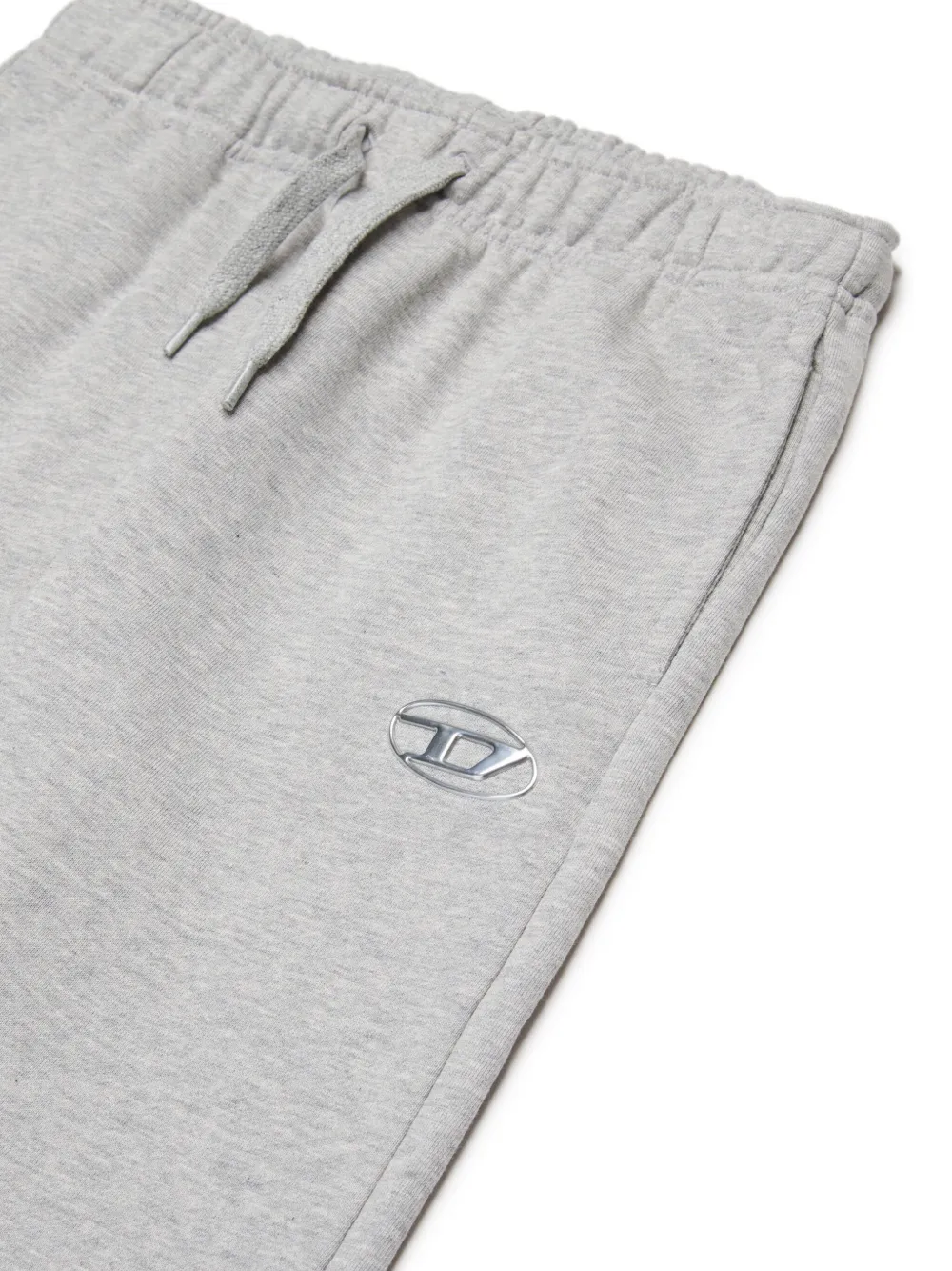 Diesel Kids Katoenen trainingsbroek Grijs
