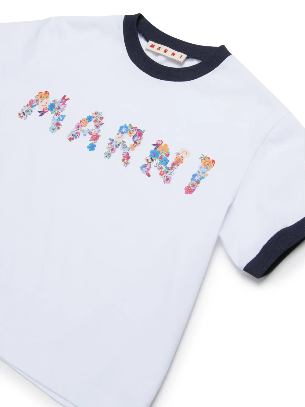 Marni Kids T-shirt met logoprint Wit