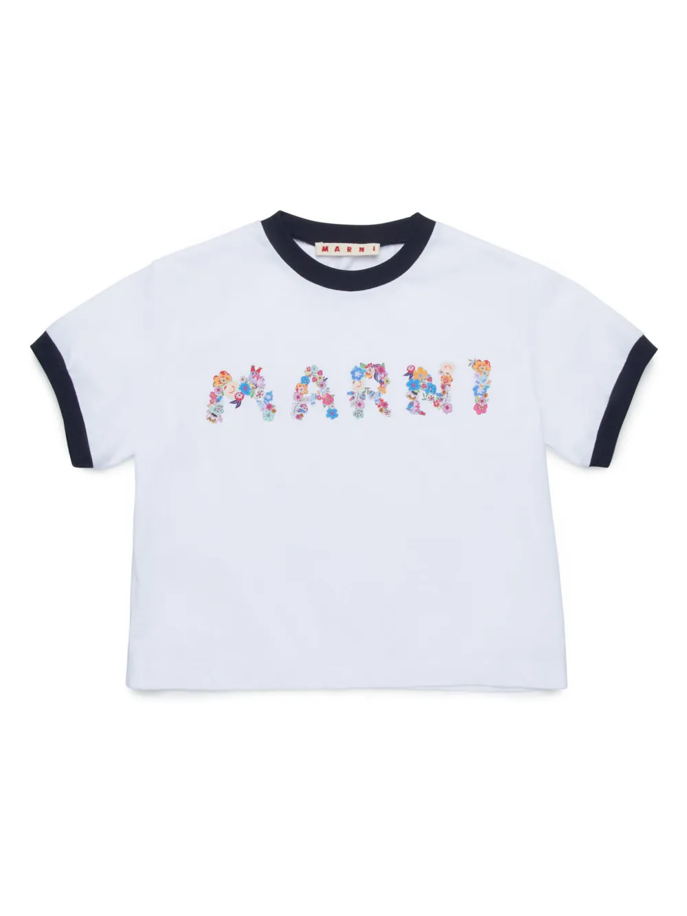 Marni Kids ロゴ Tシャツ - ホワイト Marni Kids ロゴ Tシャツ - ホワイト