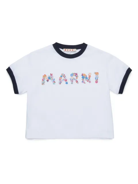 Marni Kids logo-print T-shirt  
