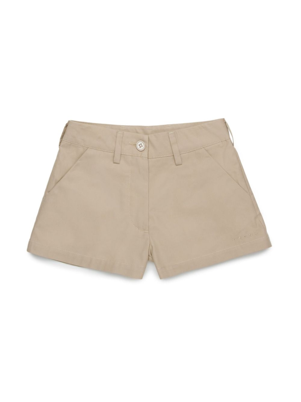 Marni Kids cotton shorts - Neutrals