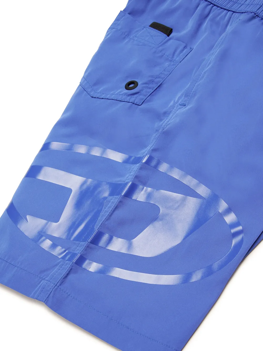 Diesel Kids Zwembroek met logoprint Blauw