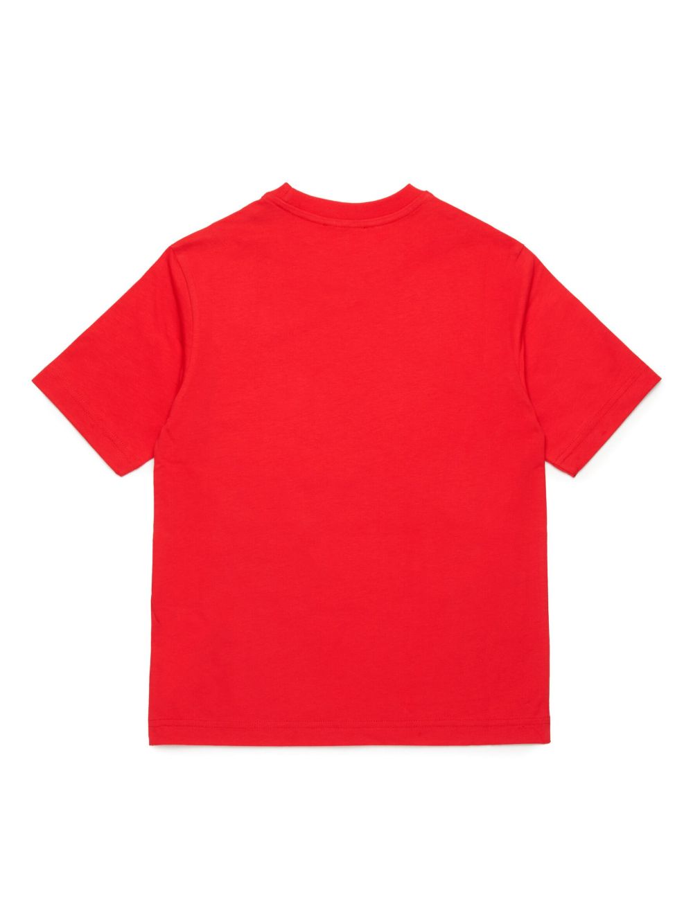 Diesel Kids T-shirt met logoprint - Rood