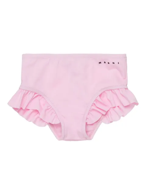 Marni Kids bikini bottom con volantes