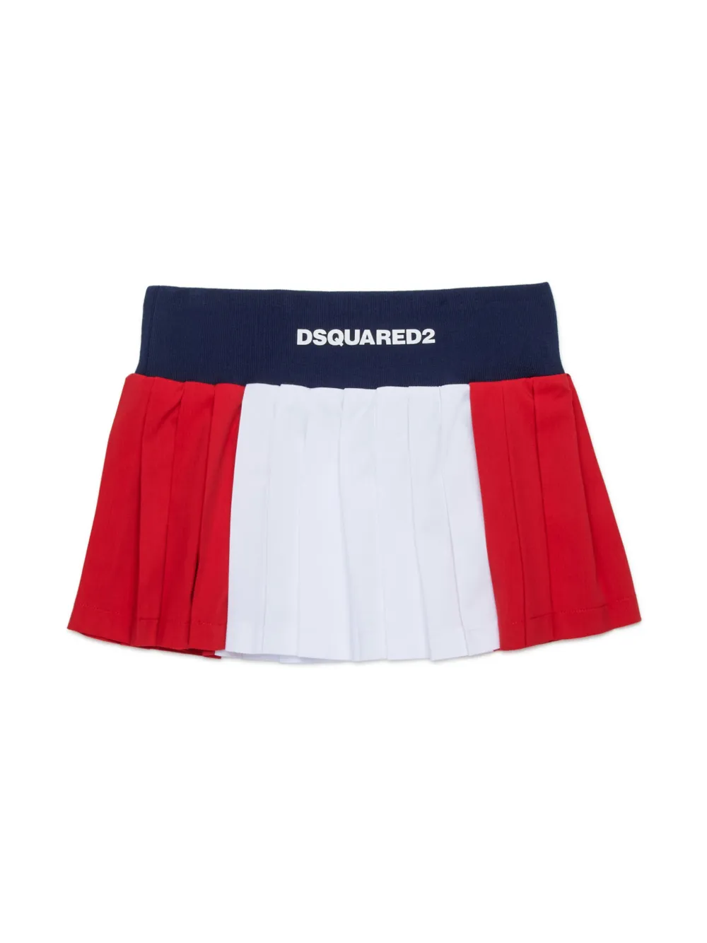 DSQUARED2 KIDS Saia com pregas e estampa de logo | Vermelho | Image 1