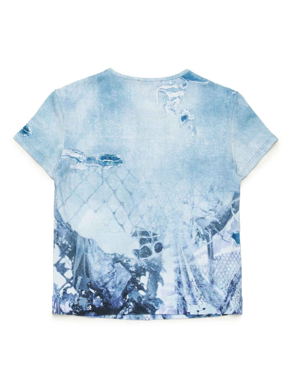 Diesel Kids T-shirt met print - Blauw