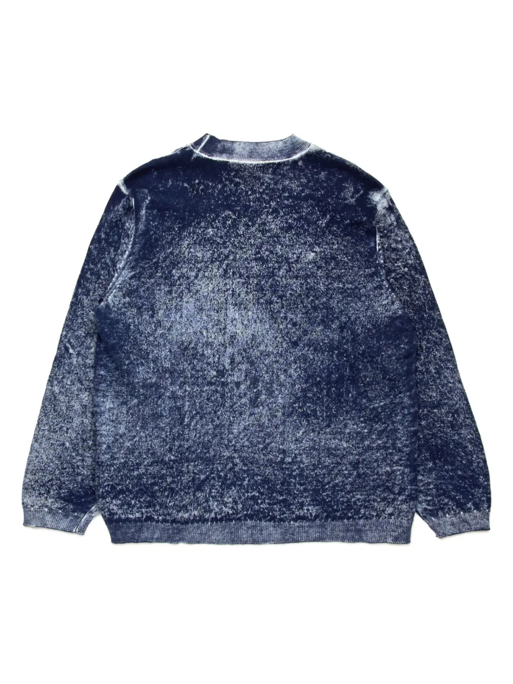 DIESEL LOGO-PRINT CARDIGAN