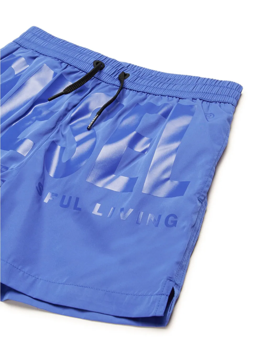 Diesel Kids Zwembroek met logoprint Blauw