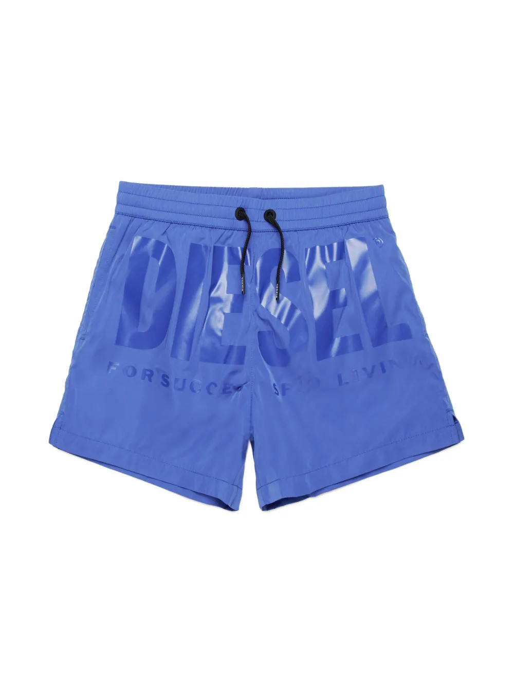 Diesel Kids Zwembroek met logoprint Blauw