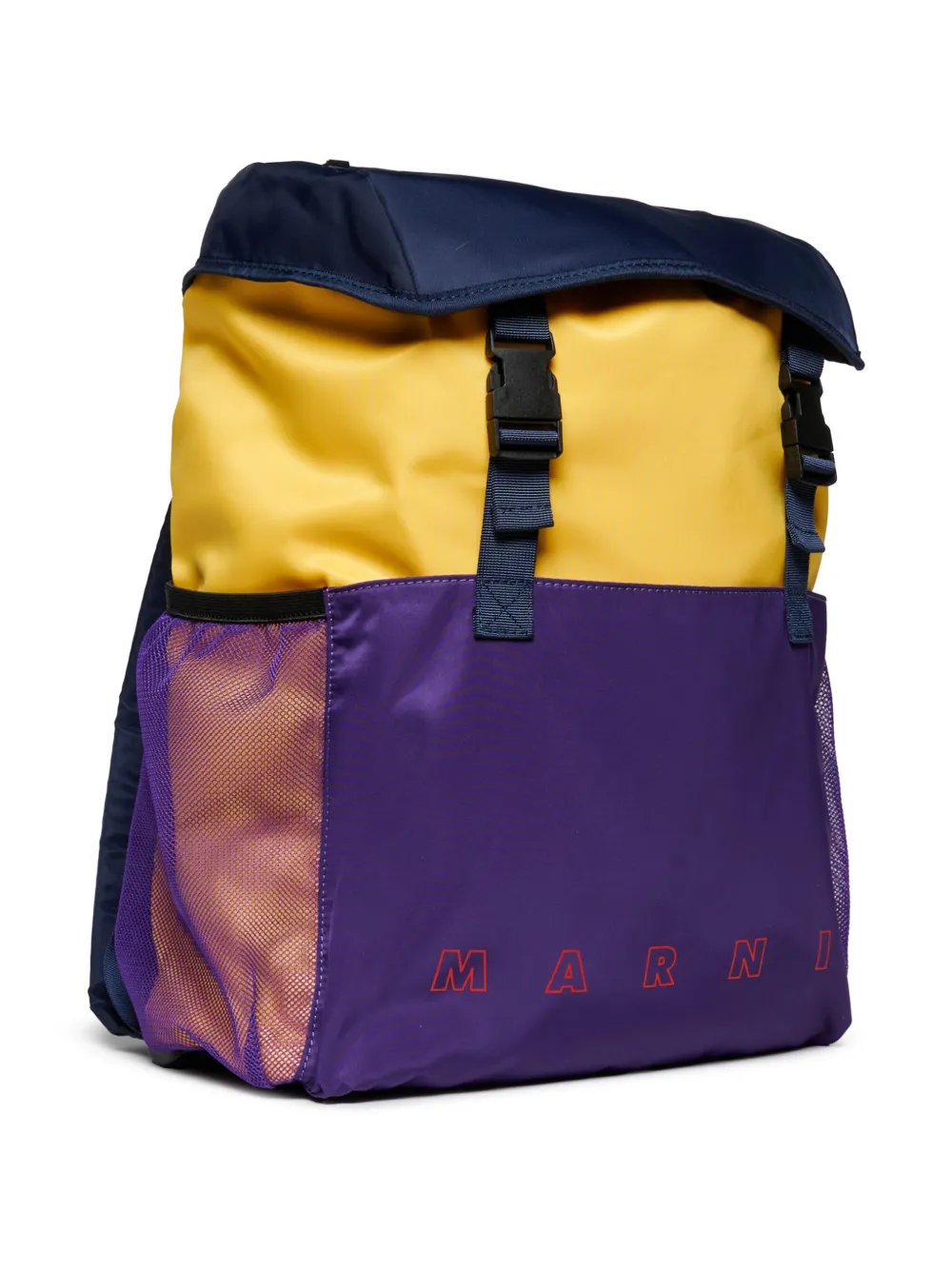 Marni Kids Rugzak met colourblocking Geel