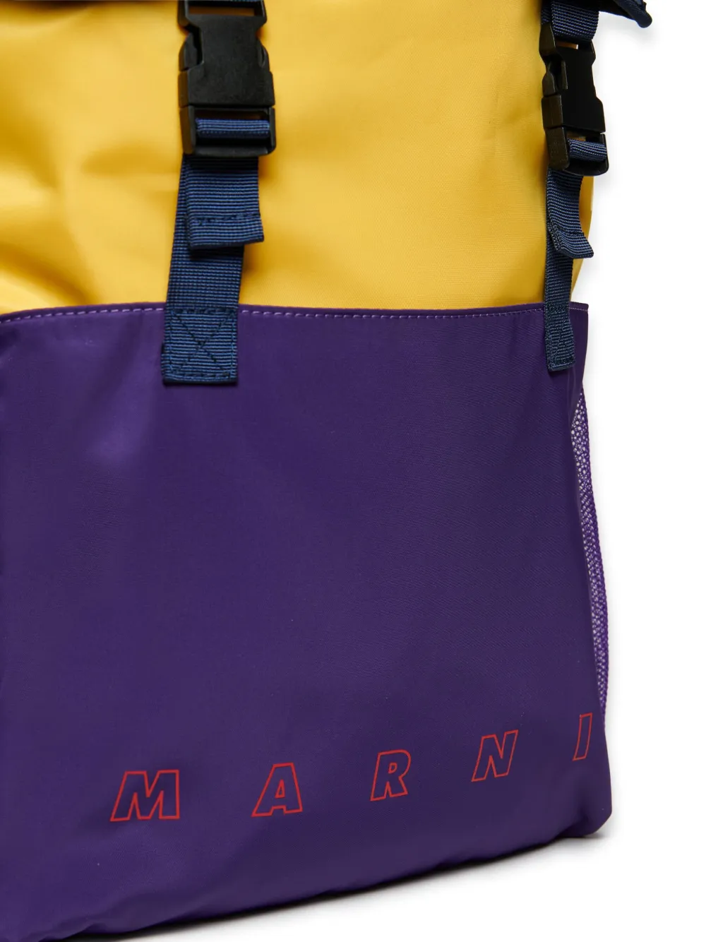 Marni Kids Rugzak met colourblocking Geel