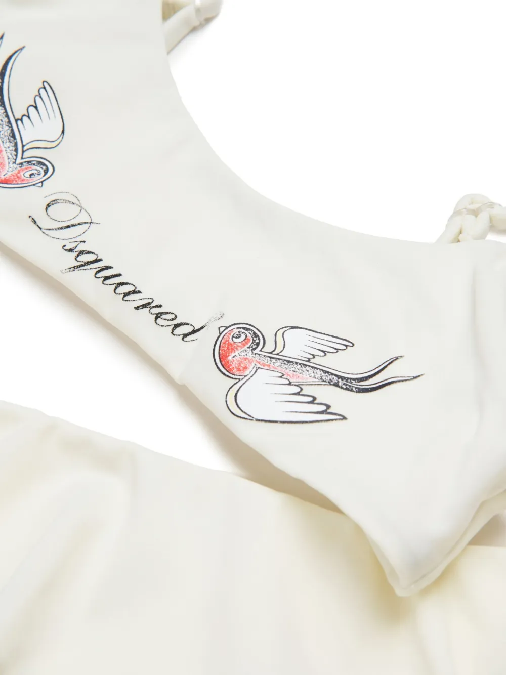 DSQUARED2 KIDS Bikinitop met borduurwerk Wit