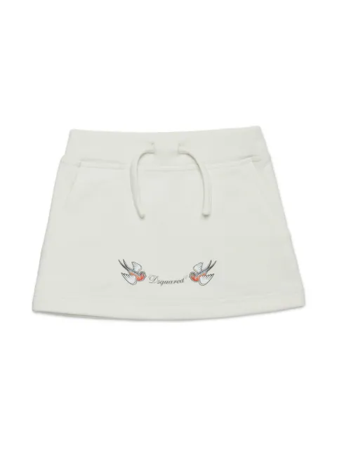 DSQUARED2 KIDS falda con logo estampado