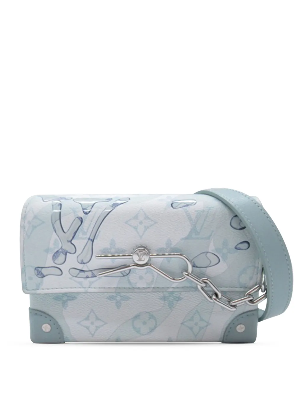 Affordable Louis Vuitton Pre-Owned 2021-2024 Monogram Aqua Garden Steamer PM crossbody bag WOMEN