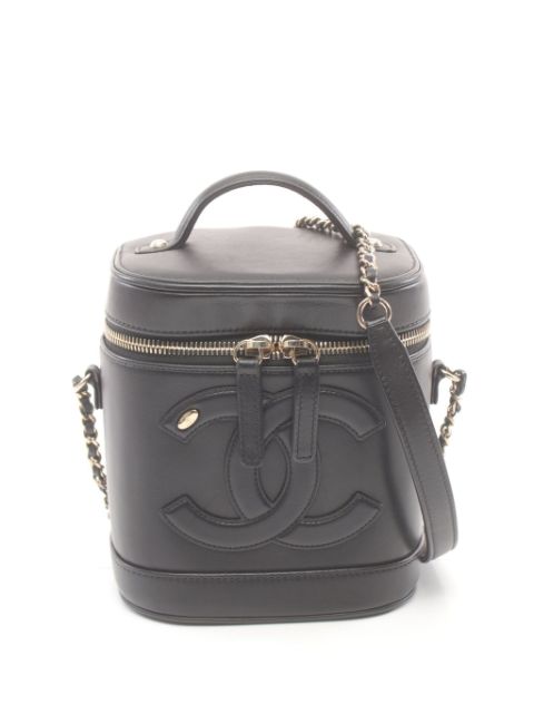 CHANEL 2019 CC stitch two-way Vanity bag Women