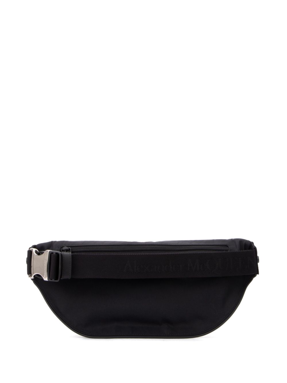 Alexander McQueen logo-print belt bag - Zwart