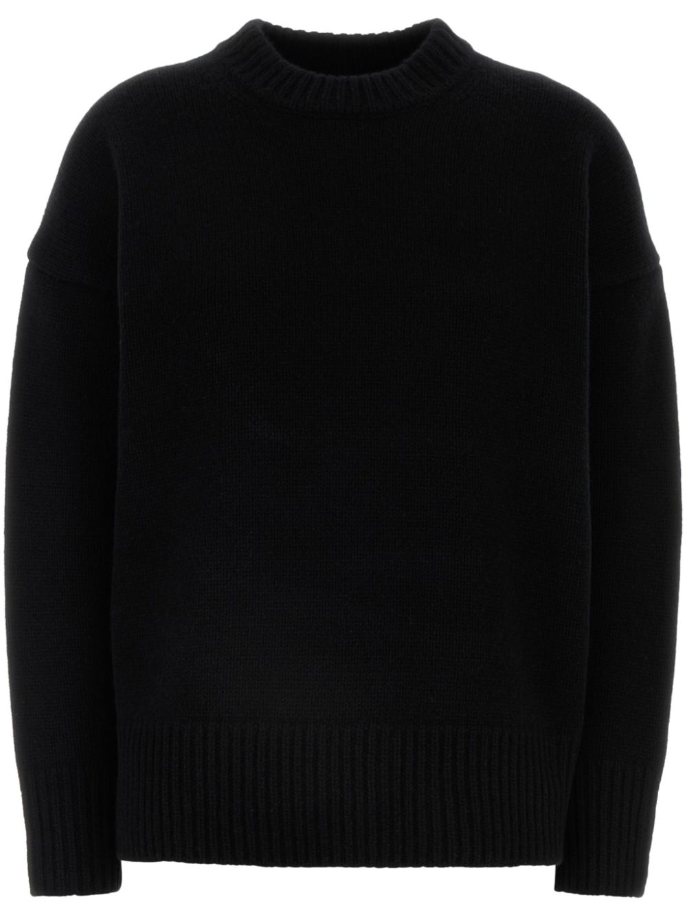 crew-neck oversized sweater