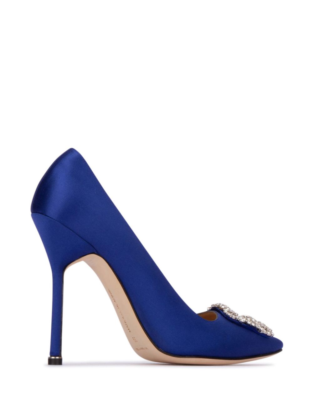 Manolo Blahnik Leren pumps Blauw