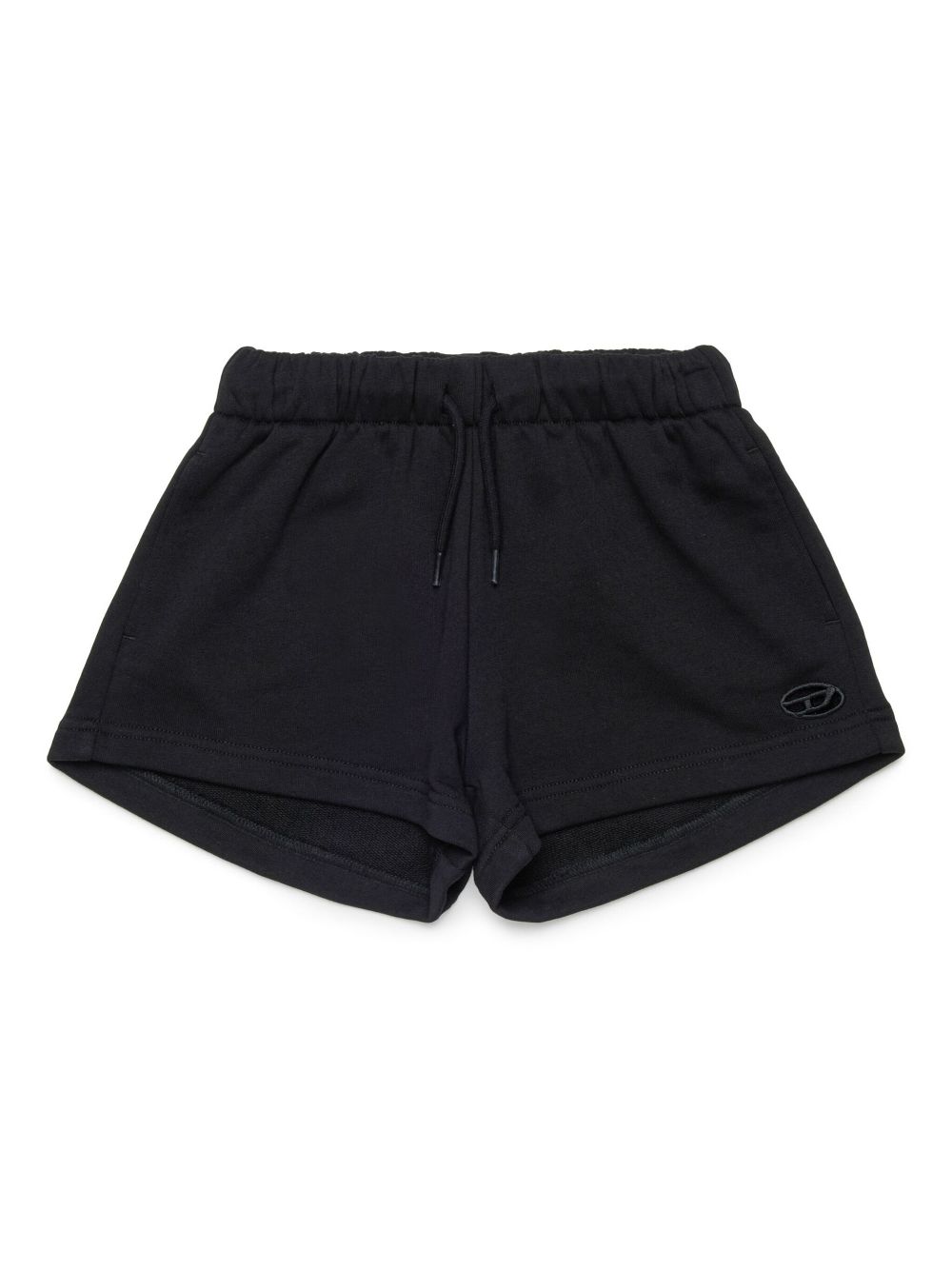 Diesel Kids logo-patch shorts - Black